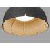 Colgante Mute gris oscuro y marrón 3000k Faro
